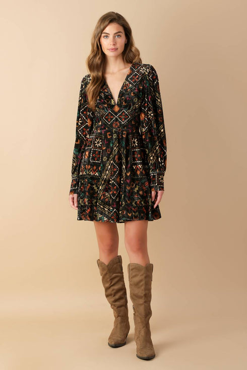 finding-myself-velvet-woven-mini-dress Flying Tomato-Sophia's Style-3